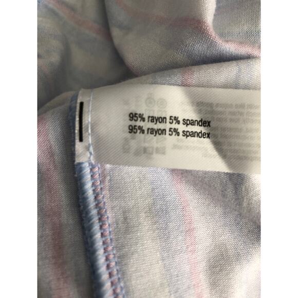 Tommy Bahama Women's Large Stripe Sleeveless Short Night Gown NEW - Picture 6 of 8